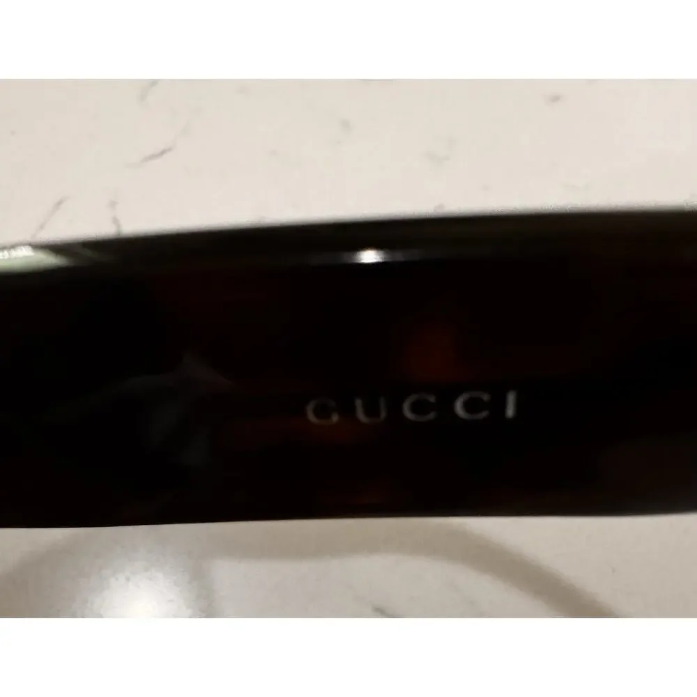 GUCCI Vintage Sunglasses Tortoiseshell Rectangle